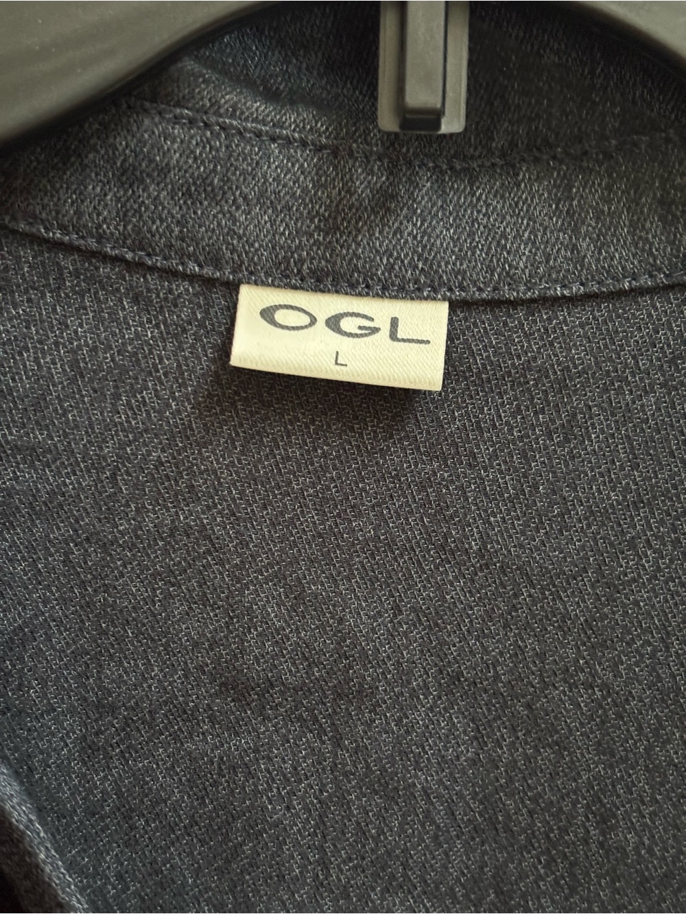 OGL Viscose-Linen Collared V-neck Midi Dress with Drawstring, Size L (10-12) EUC - Picture 3 of 5